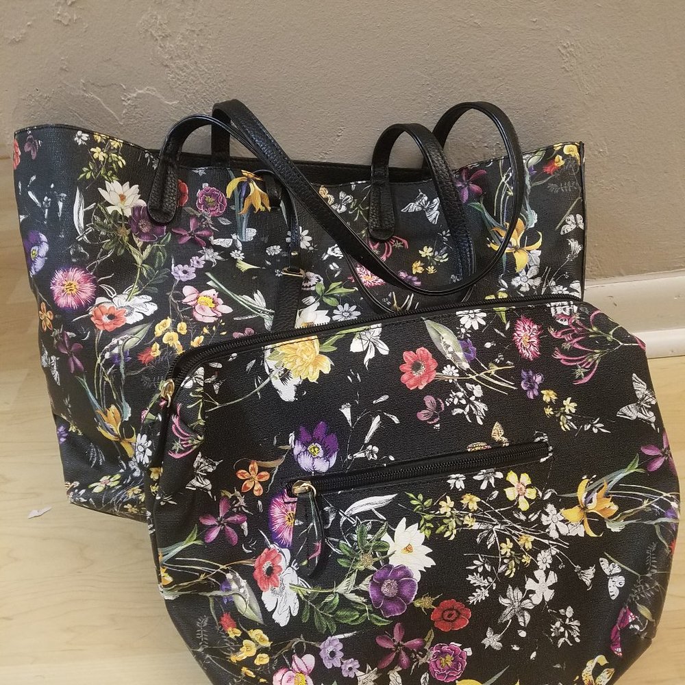 Floral Print Shoulder Bag